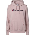 Champion Brodert Logo Hettegenser Dame - Rosa - str. S