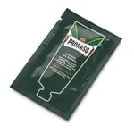 PRORASO Partavaahto, jossa on eukalyptus ja mentoli, vihreä linja, 4 ml pussi