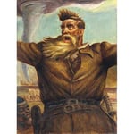 Curry Mural Abolitionist John Brown American Painting Large Wall Art Print Canvas Premium Mural