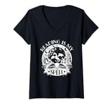 Womens Love Fantasy Books, Reading Is My Spell, Book Reader V-Neck T-Shirt