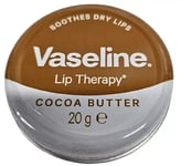 Vaseline Lip Therapy Cocoa Butter Lipcare Moisturizer Tin 20g X Pack Of 12