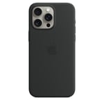 APPLE IPHONE 15 PRO MAX SILICONE CASE WITH MAGSAFE - BLACK ACCS