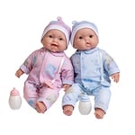 JC Toys Lots to Cuddle Babies, 13-Inch Baby Soft Doll Soft Body Twins, Designed by Berenguer by JC Toys Group, Inc.