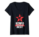 Womens Kenpo the law of the best Kenpo V-Neck T-Shirt