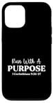 Coque pour iPhone 14 1 Corinthiens 9:26 Verset biblique chrétien