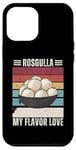 Coque pour iPhone 15 Pro Max Rosgulla Vintage My Flavor Love Retro Rosgulla Food Lover