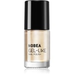 NOBEA Metal Gel-like Nail Polish Geleeffekt neglelak Skygge frosting #N16 6 ml