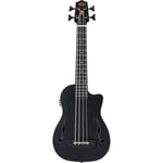 Kala UBASS-JYMN-BK-FS Matte Black Journeyman U-Bass, Fretted w/Bag