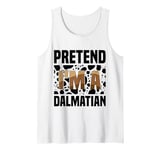 Funny pretend I'm a dalmatian dog Halloween Day, Cool Lazy Tank Top