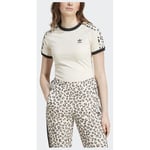 adidas Original Leopard 3-stripes T-shirt, storlek X-Small