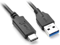 Câble De Données Usb 3.1 Type C Mâle Vers Type A Mâle Standard Pour Tablette Nokia N1, Téléphone, Macbook Et Disque Dur 30 Cm[L1762]