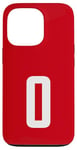 iPhone 13 Pro Number 0 in white pocket style version Case