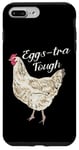 Coque pour iPhone 7 Plus/8 Plus Eggs-tra Tough Poule blanche