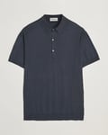 John Smedley Adrian Slim Fit Sea Island Polo Flint