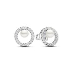 Pandora boucles d'oreilles 293154C01 boucles d'oreilles halo et perles