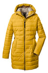 G.I.G.A. DX Women's Parka fonctionnelle décontractée en duvet avec capuche GW 34 WMN QLTD PRK, jaune brûlé, 36, 38803-000