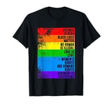 Distressed Science Is Real Black Lives Matter Pride T Shirt T-Shirt