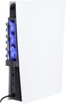 Ps5 Console Cooling Fan - 3 Speeds - Blue Led Lighting - Usb Port 3.0