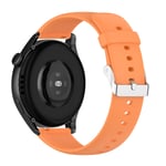 Huawei Watch 3 Pro Strap Flexible Silicone Orange