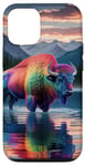 Coque pour iPhone 12/12 Pro Buffalo Majestic American Wild Bison Western Outdoor West