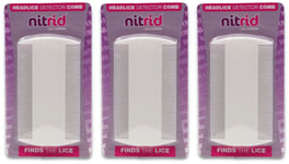 Nitrid Head Lice Detection Comb l Nit Comb l Lice Removal l Lice Treatment X 3