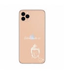 Coque Iphone 11 PRO MAX bouddha blanc personnalisee transparente