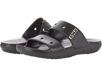 Crocs Unisex Classic Crocs Sandal Sandal, Black, 8 UK Men/ 9 UK Women