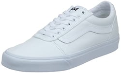 Vans Homme Ward Sneaker Basse, (Canvas) White/White, 39 EU