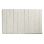 kela Megan 23581 Bath Mat 80 cm x 50 cm 100% Cotton Off-White Non-Slip Washable up to 30 °C Suitable for Underfloor Heating