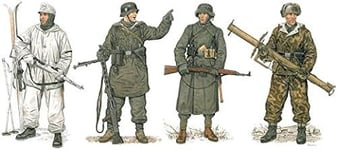 Dragon Models German Winter Combatants 1943-45 Model Building Kit (4 Figures Set), Scale 1/35 []