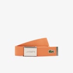 Lacoste Ceinture L.12.12 Concept fabriquée en France Taille 90 cm Blossom