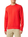 Tommy Hilfiger Men's Sweatshirt without Hood, Red (Fireworks), S