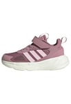 adidas Ozelle Running Lifestyle Elastic Lace with Top Strap Shoes Chaussures de Course, Wonder Orchid/Clear Pink/Off White, 34 EU