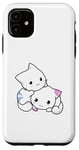 Coque pour iPhone 11 Anime Chibi Kitty Cats