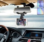 Car rear view mirror bracket for Tecno Spark 10 Pro Smartphone Holder mount