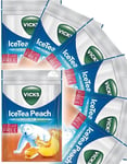 20 Vicks Pastiller med Ice Tea Peach Smak og Menthol (Sukkerfri) - Hel Eske 1,44 kg