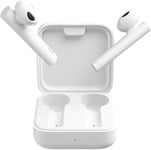 Mi True Wireless Earphones 2 Basic,Casque Sans Fil,Annulation De Bruit Avec Double Micro,Compatible Avec Ios Et Android,Blanc