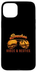 Coque pour iPhone 15 Plus Beaches Booze & Besties Lunettes de soleil aviateur