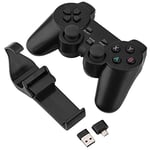 Queen.Y Wireless Game Controller 2.4GHz Wireless Gamepad Joystick Smart Game Joystick with USB Adapter for Computer Android Smart TV Box