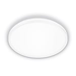 BRILONER - EEK A Plafonnier LED Efficace avec 8,5W à 1800lm, env. 50.000h de lumière, lumière indirecte, lampe LED, plafonnier LED, lampe de salon, panneau LED, lampe de cuisine, 33x6 cm, blanc