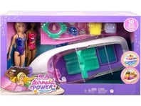 Coffret Bateau Hors Bord de reve Power 46 cm Barbie Mermaid - Flotte