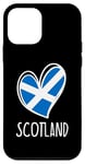 iPhone 12 mini UK Scotland Cute Heart Scottish Flag Kids Girls Case