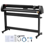 VEVOR Vinyle Plotter de Découpe Traceur de Coupe 135cm Machine avec Traceur de Logiciel Signmaster, Coupe-Vinyle Professionnel Système Compatible Windows avec Support 3 Lames pour Tracer Découper