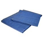 Bâche plastique bleue 80g /m² Bâche de protection 5x8 m