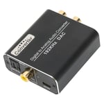 For Toslink To Analog Converter Digital Coax To Analog Adapter Gold Plated