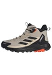 adidas Homme Terrex Anylander Mid Rain.RDY Hiking Shoes Chaussures de randonnée, Wonder Beige/Core Black/Orange, 39 1/3 EU