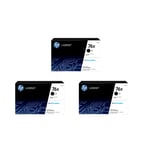 HP 76X 3 PCS, Black, Toner Commerical Pack High Yield 10000 pages for HP LaserJet Pro M404dn, M404dw, M404n, MFP M428fdn, MFP M428fdw Printer