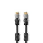 High Speed HDMI-kabel med Ethernet - HDR 4K/30Hz - 15 m