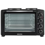 electriQ 30L Mini Oven with Dual Hotplates eiQ30LOVN