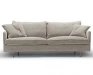 Julia 3-sits Soffa Big Cushions Sky Light Grey